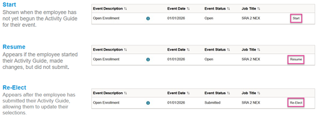 OE - Help Guide Status