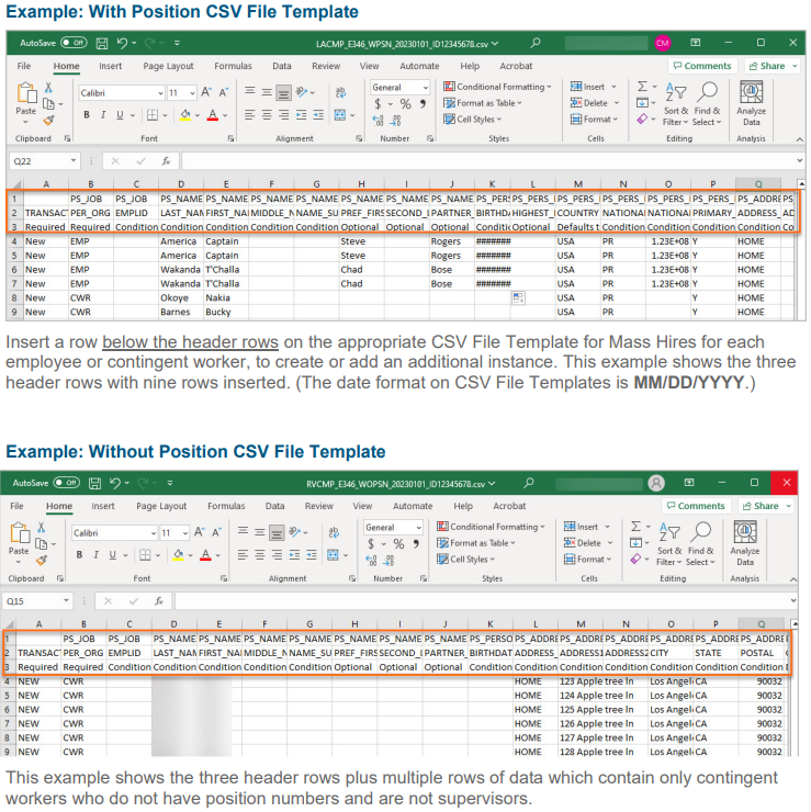 Mass Hire Template Images